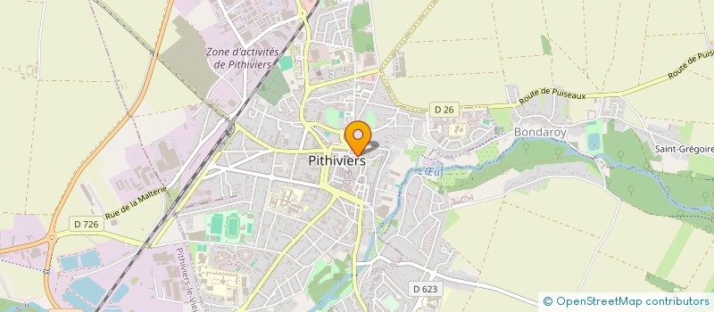 localisation de l'entreprise MADAME OPHELIE LHEUREUX  PITHIVIERS