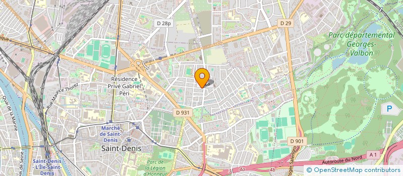 localisation de l'entreprise MADAME OPHELIE LHOTEL à SAINT-DENIS