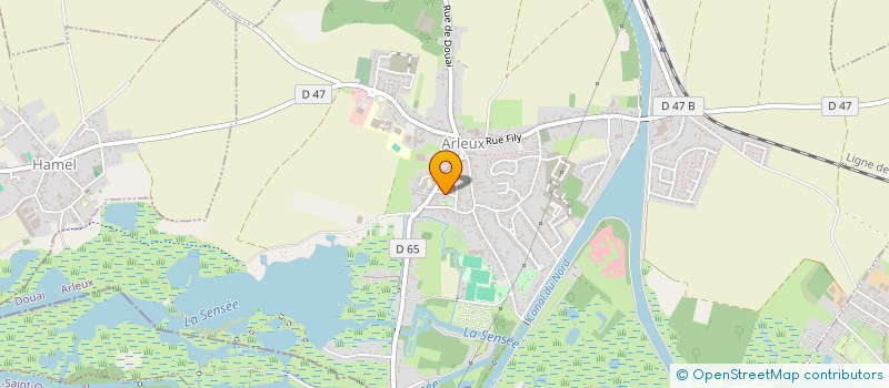 localisation de l'entreprise MADAME OPHELIE LIGAULT  ARLEUX