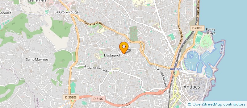 localisation de l'entreprise MADAME OPHELIE LO CICERO  ANTIBES