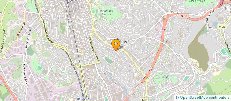 localisation de l'entreprise MADAME OPHELIE LOPEZ  SAINT-ETIENNE