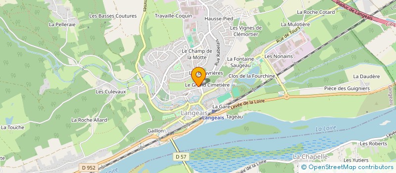 localisation de l'entreprise MADAME OPHELIE LOUICHE  LANGEAIS