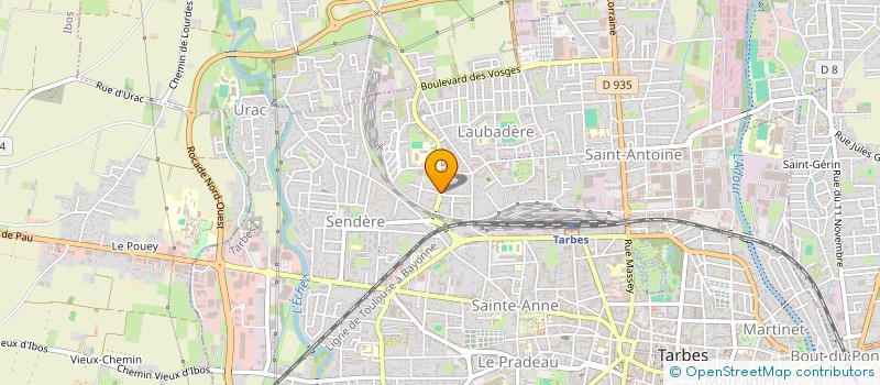 localisation de l'entreprise MADAME OPHELIE LUCCHESE  TARBES