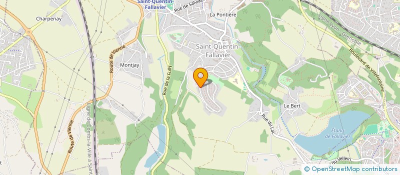 localisation de l'entreprise MADAME OPHELIE MAIRE  SAINT-QUENTIN-FALLAVIER