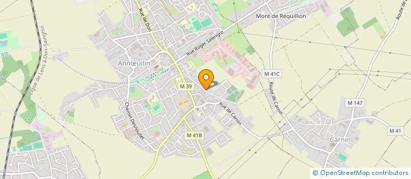 localisation de l'entreprise MADAME OPHELIE MAITRET à ANNŒULLIN