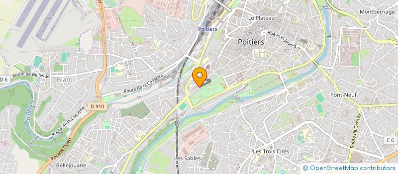 localisation de l'entreprise MADAME OPHELIE MARC à POITIERS