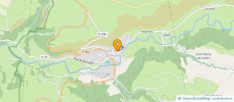 localisation de l'entreprise MADAME OPHELIE MARCHAND à SAINT-MARTIN-VALMEROUX
