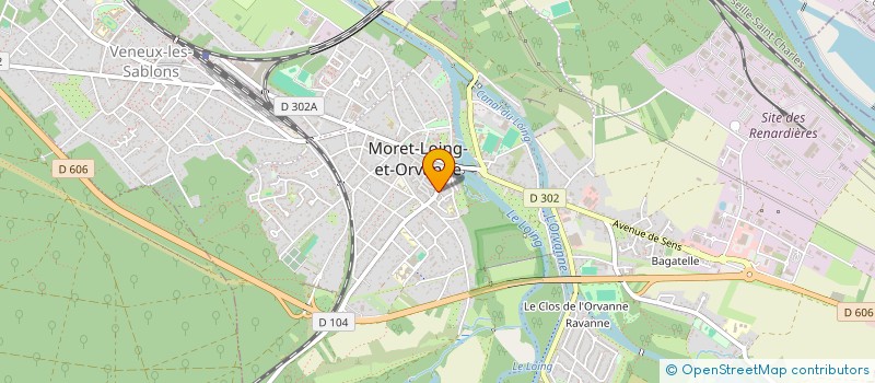 localisation de l'entreprise MADAME OPHELIE MARGOTTIN  MORET-LOING-ET-ORVANNE