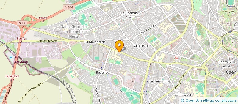 localisation de l'entreprise MADAME OPHELIE MARINOSA-HERNANDEZ à CAEN