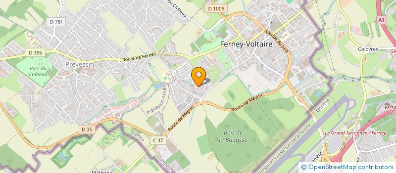 localisation de l'entreprise MADAME OPHELIE MAROT à FERNEY-VOLTAIRE