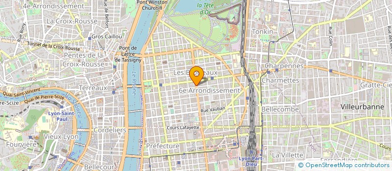 localisation de l'entreprise MADAME OPHELIE MARTIN à LYON