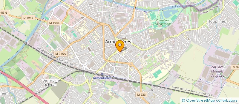 localisation de l'entreprise MADAME OPHELIE MARTIN  ARMENTIERES