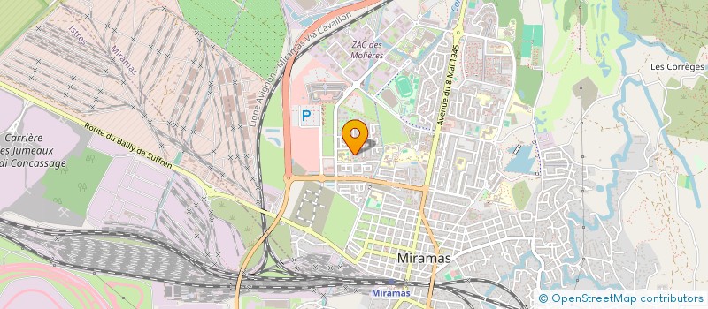 localisation de l'entreprise MADAME OPHELIE MARULLO à MIRAMAS