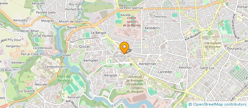 localisation de l'entreprise MADAME OPHELIE MASSON à BREST