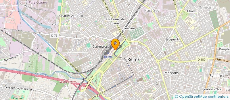 localisation de l'entreprise MADAME OPHELIE MATHIEU  REIMS