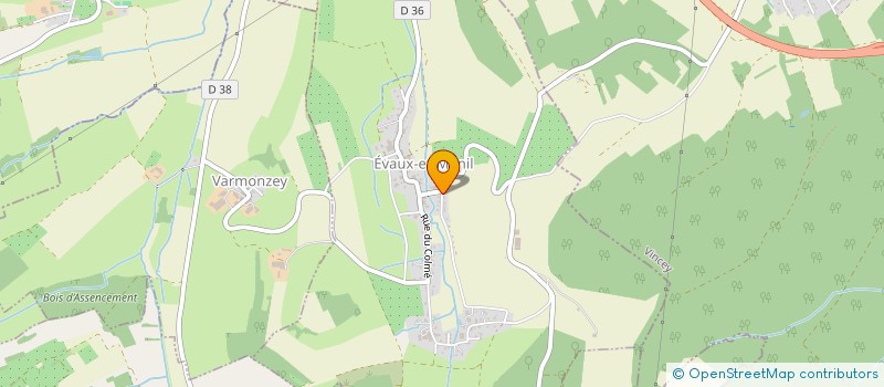 localisation de l'entreprise MADAME OPHELIE MEHAUX  EVAUX-ET-MENIL