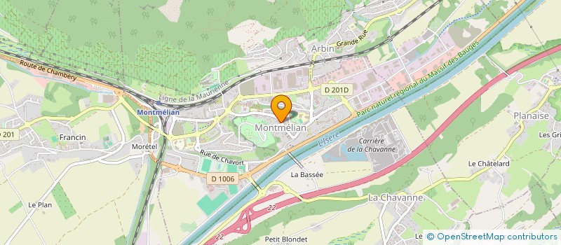 localisation de l'entreprise MADAME OPHELIE MEHEUST  CHAMBERY