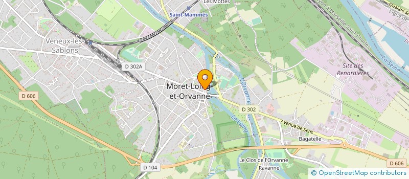 localisation de l'entreprise MADAME OPHELIE MEUNIER  MORET-LOING-ET-ORVANNE