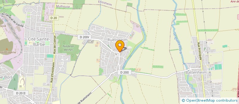 localisation de l'entreprise MADAME OPHELIE MEYER  RUELISHEIM