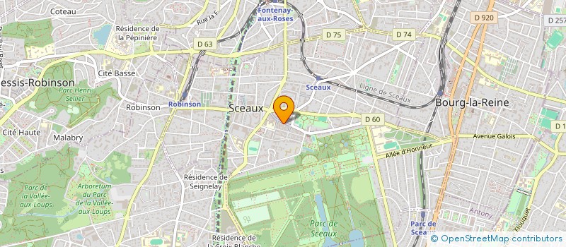 localisation de l'entreprise MADAME OPHELIE MINETTE à SCEAUX