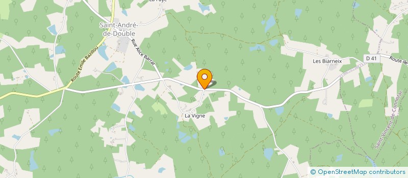 localisation de l'entreprise MADAME OPHELIE MORAC  SAINT-ANDRE-DE-DOUBLE