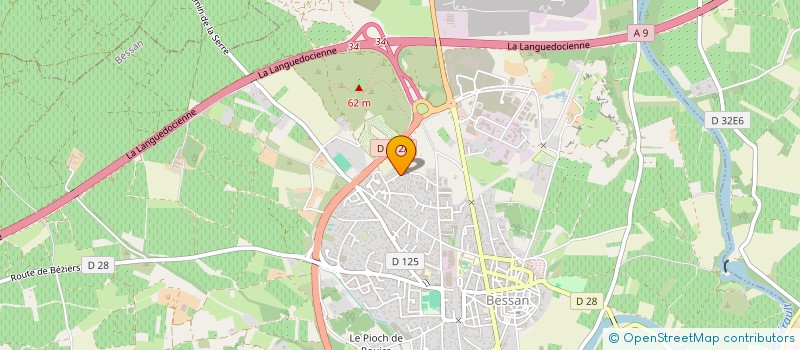 localisation de l'entreprise MADAME OPHELIE MOREL  BESSAN