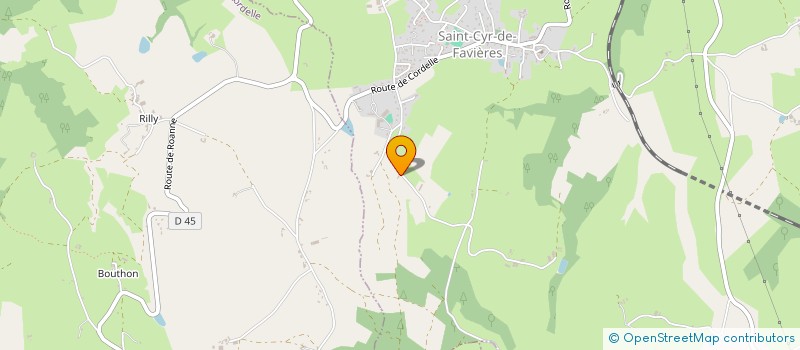 localisation de l'entreprise MADAME OPHELIE MOTET  SAINT-CYR-DE-FAVIERES