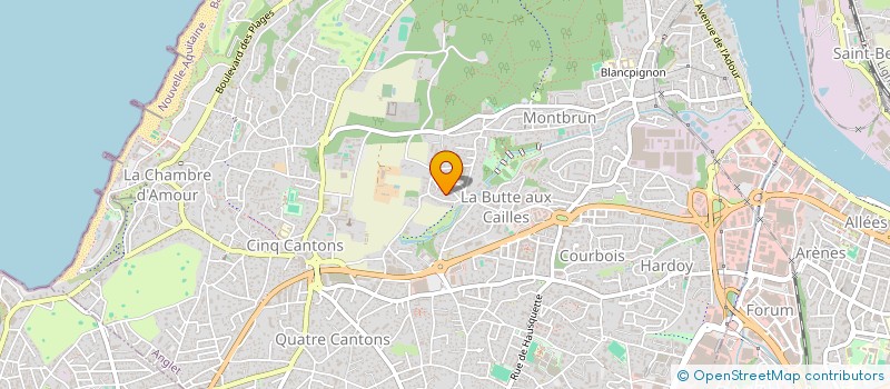 localisation de l'entreprise MADAME OPHELIE MOTTE  ANGLET