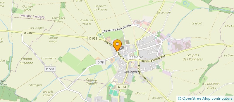 localisation de l'entreprise MADAME OPHELIE MOUFLET  LASSIGNY