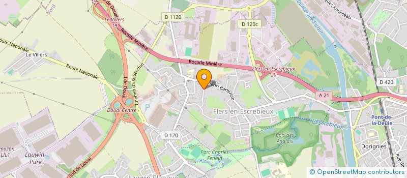 localisation de l'entreprise MADAME OPHELIE NAIRI  FLERS-EN-ESCREBIEUX