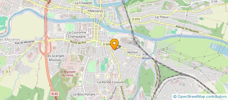 localisation de l'entreprise MADAME OPHELIE NAPOLI  CHARLEVILLE-MEZIERES