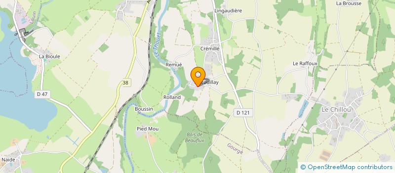 localisation de l'entreprise MADAME OPHELIE NOIREAULT  SAINT-LOUP-LAMAIRE