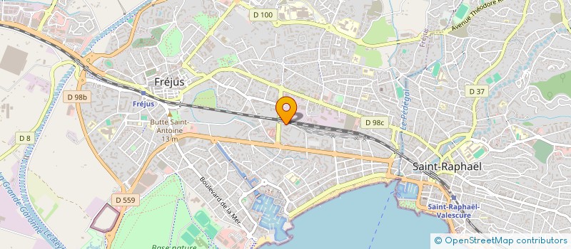 localisation de l'entreprise MADAME OPHELIE ONFROY à FREJUS