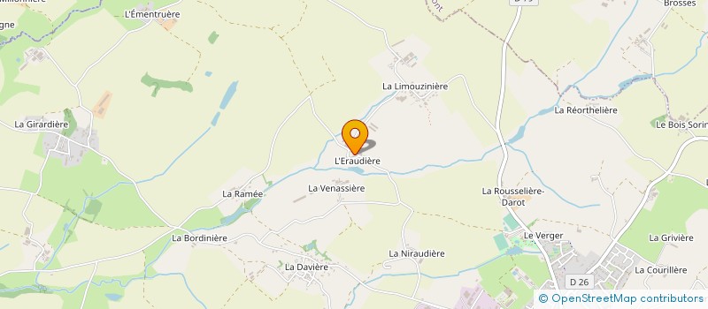 localisation de l'entreprise MADAME OPHELIE PAILLOU à LE BOUPERE