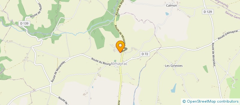 localisation de l'entreprise MADAME OPHELIE PANIS  ALMAYRAC