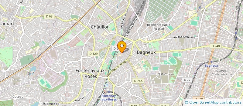 localisation de l'entreprise MADAME OPHELIE PARODI à FONTENAY-AUX-ROSES