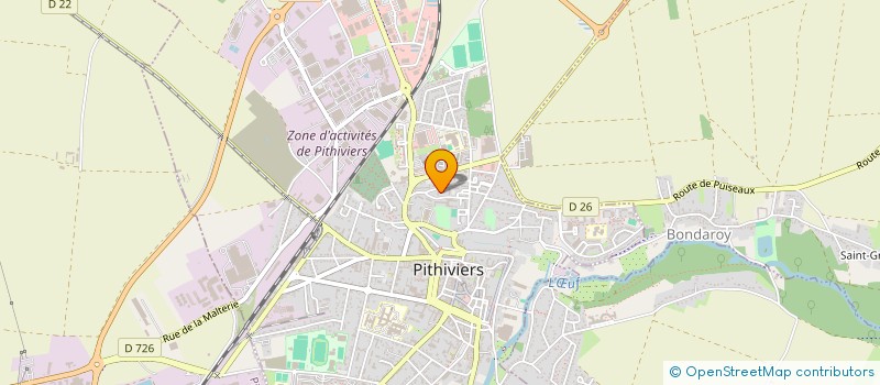 localisation de l'entreprise MADAME OPHELIE PASTOR à PITHIVIERS