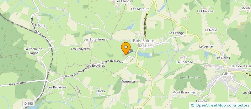 localisation de l'entreprise MADAME OPHELIE PEGON  SAINT-CHRISTOPHE-EN-BRIONNAIS