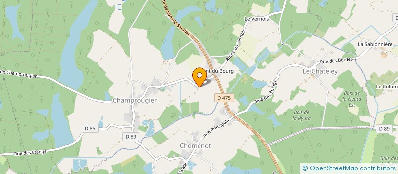 localisation de l'entreprise MADAME OPHELIE PERNIN  CHAMPROUGIER