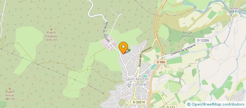 localisation de l'entreprise MADAME OPHELIE PETERI  SAINT-MARTIN-DE-LONDRES