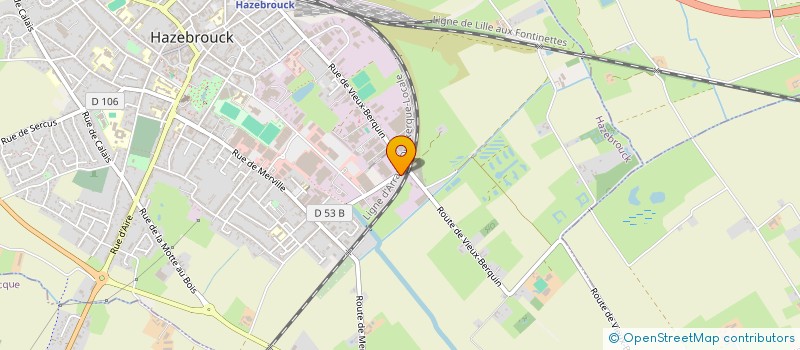 localisation de l'entreprise MADAME OPHELIE PETIT à HAZEBROUCK