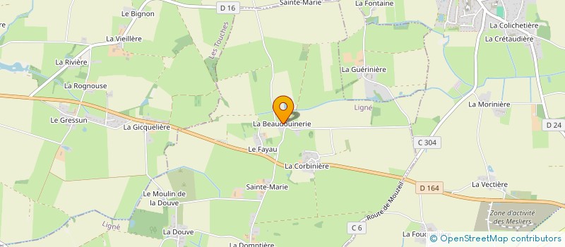 localisation de l'entreprise MADAME OPHELIE PIGNON  LIGNE