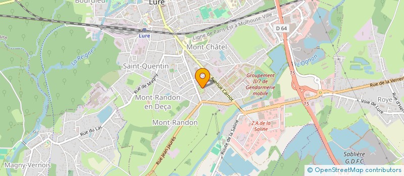 localisation de l'entreprise MADAME OPHELIE PILLOT à LURE