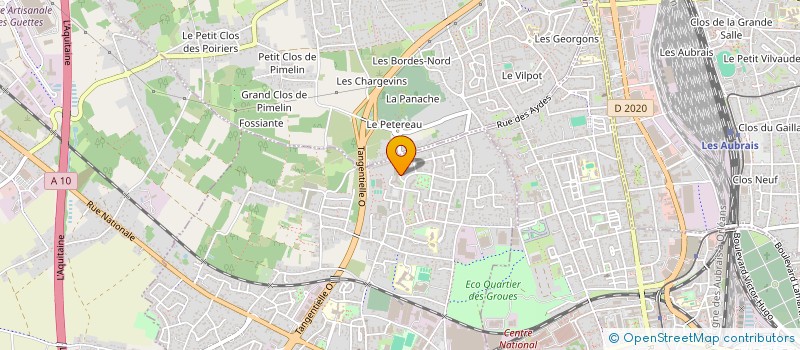 localisation de l'entreprise MADAME OPHELIE PINAULT à SAINT-JEAN-DE-LA-RUELLE