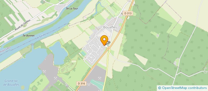 localisation de l'entreprise MADAME OPHELIE PINEL à CHAMPIGNY LA FUTELAYE