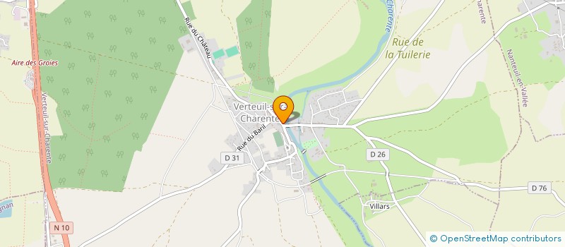 localisation de l'entreprise MADAME OPHELIE PLON à VERTEUIL-SUR-CHARENTE
