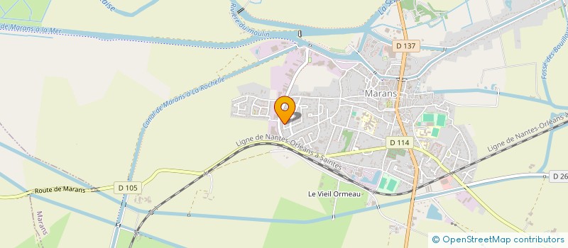 localisation de l'entreprise MADAME OPHELIE POINTIERE  MARANS