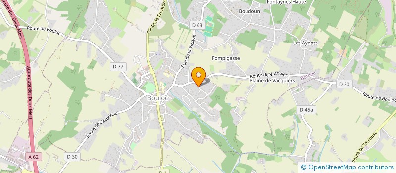 localisation de l'entreprise MADAME OPHELIE POMMIER  BOULOC