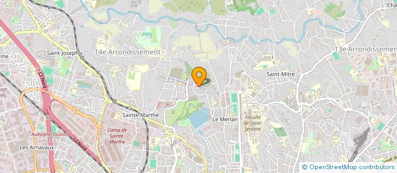 localisation de l'entreprise MADAME OPHELIE PONCE à MARSEILLE