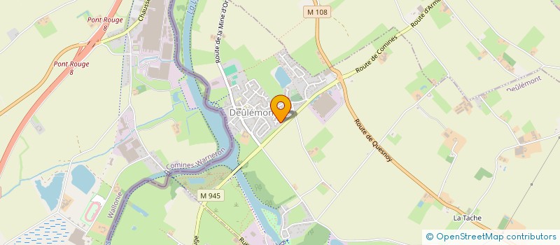 localisation de l'entreprise MADAME OPHELIE PONCET  DEULEMONT